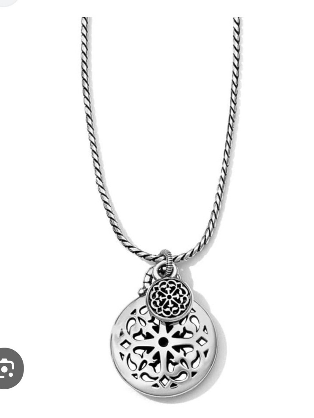Brighton Ferrara Petite Necklace - Round Pendant Necklace - Like New